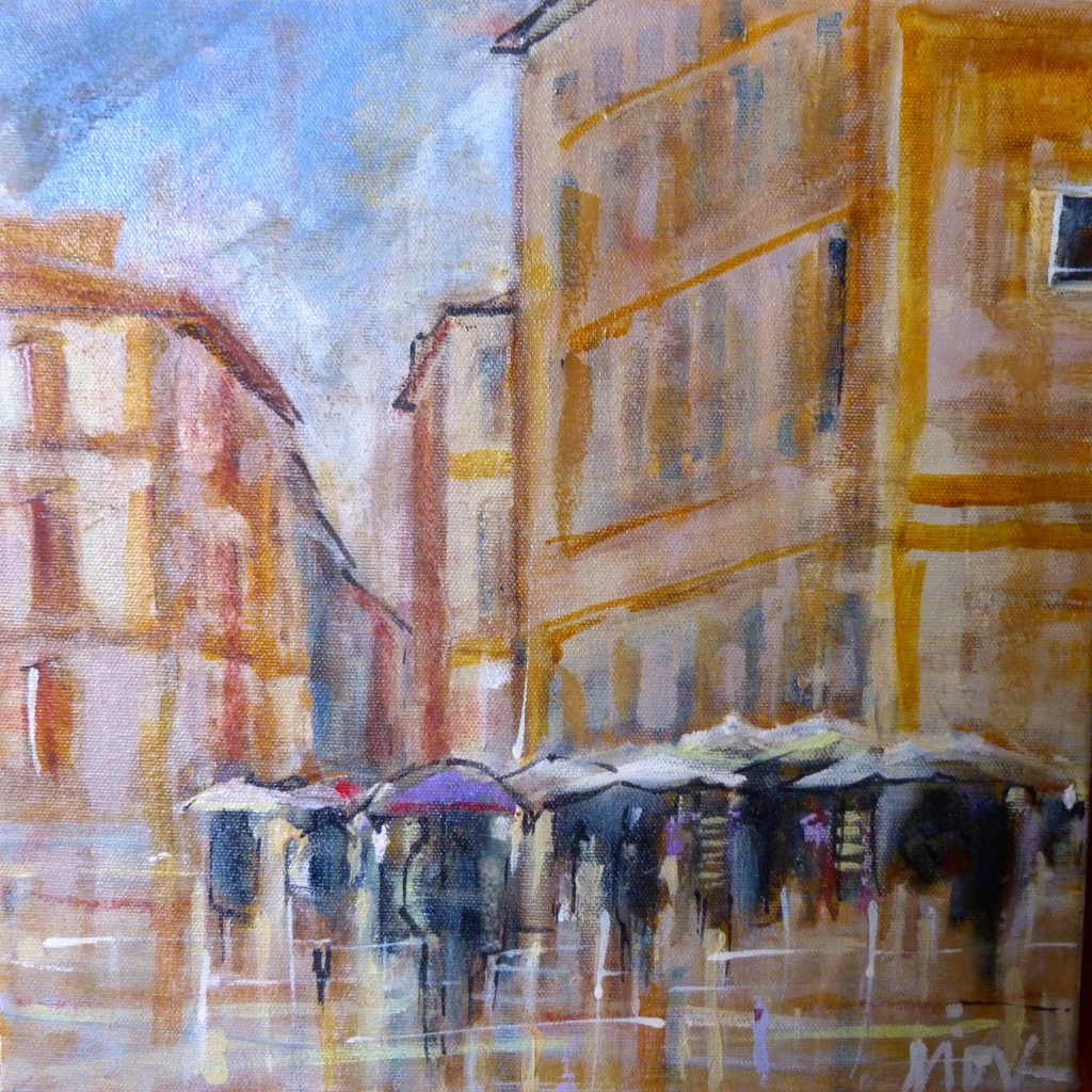 Rain in Florence (canvas)