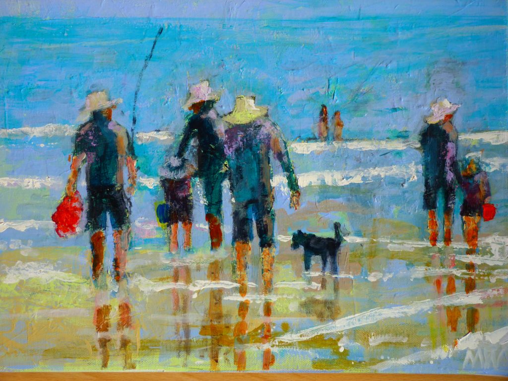 Fishing on the Beach